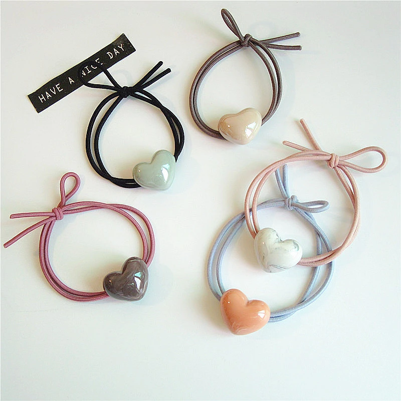 Marble Texture Five-pointed Star Love Hair Accessories