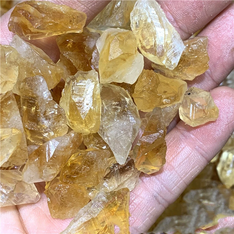 Gravel Brazil Citrine Gravel Raw Ore Ornaments Aromatherapy