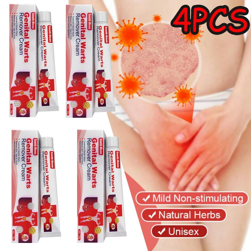 4PCS Genital Wart Herpes Remover Ointment