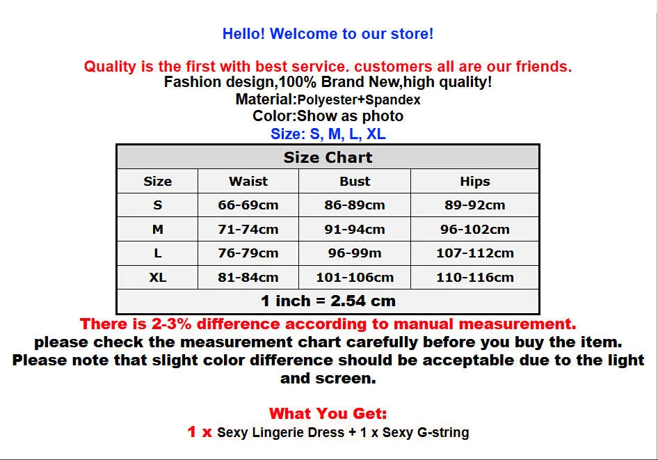 Women 2PCS Sexy Lingerie Set, Solid Color Sleeveless Hollow Back Sheer Lingerie Dress, Low Cut Sexy Mini G-String Set