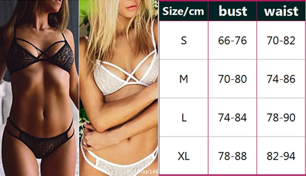 Women Lingerie Two Piece Set, Bandage Tie Up Backless Babydoll Sleepwear Underwear Pantie