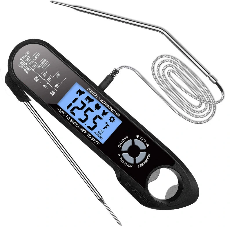 2 in 1 Kitchen Thermometer Digital Cooking Thermometer