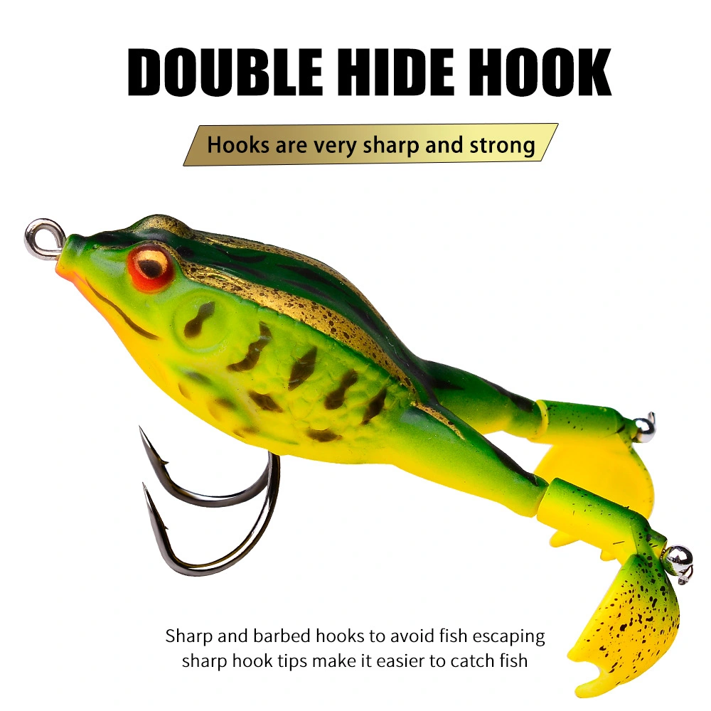 Rotating Legs Thunder Frog Luer Soft Lure