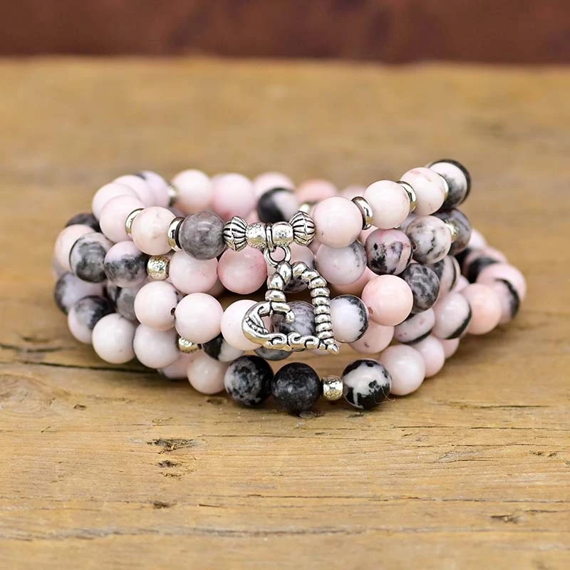 Women's Fashionable Simple Beaded Bracelet Necklace