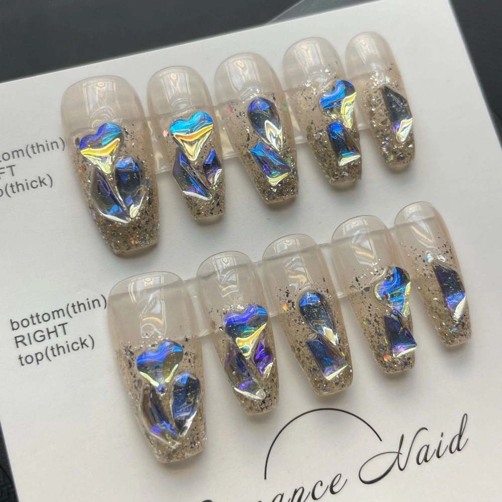 Summer Fresh Handmade Nail Wearing False Nail Warm Elf