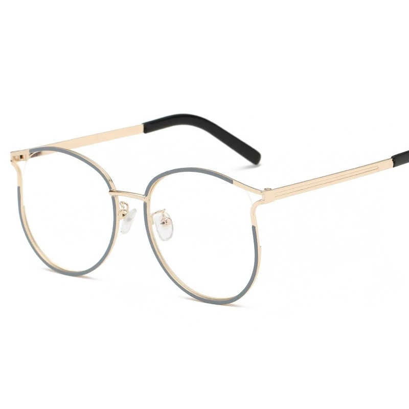 Women's Vintage Glasses Rim Plain Glasses