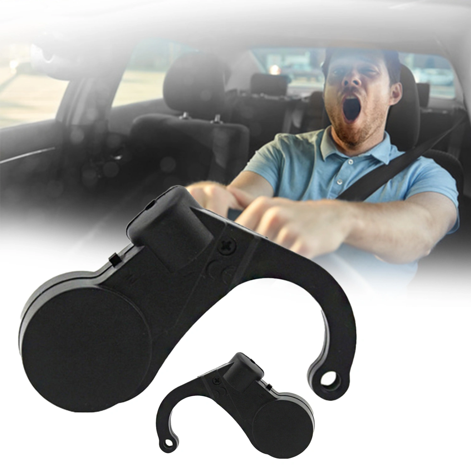 Sleep Alert Anti-Sleep Keep Awake Portable Safety Driving Alarm for Drivers Students Security Guards Workshop Staff