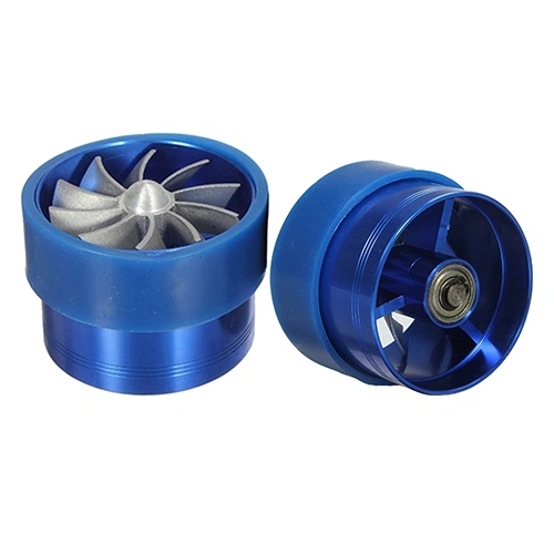 Universal Fuel Gas Saver Air Filter Intake Single Supercharger Turbine Turbo Fan