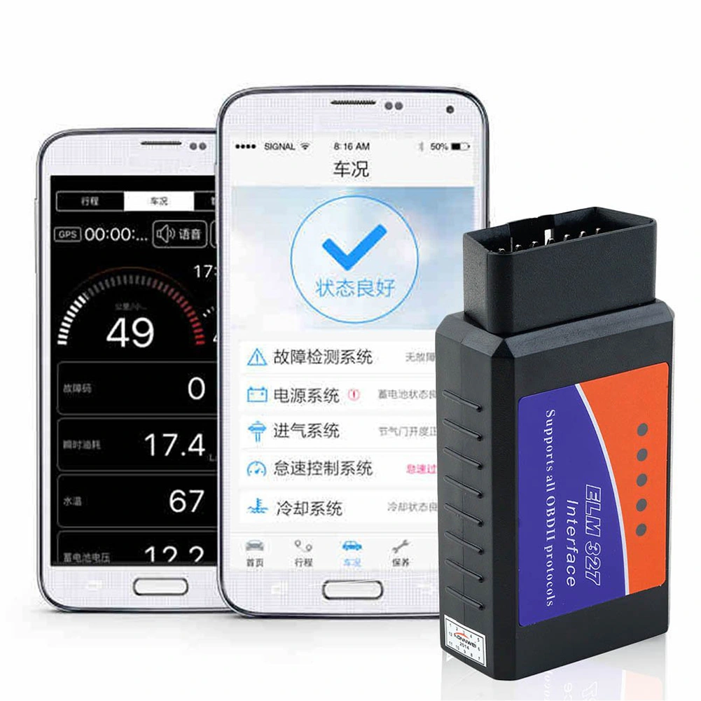 ELM327 OBDII OBD2 Bluetooth-compatible Auto Car Diagnostic Interface Scanner Tool