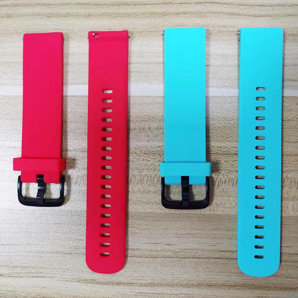 Rust-proof Buckle Not Easy To Fade Silicone Strap 20mm