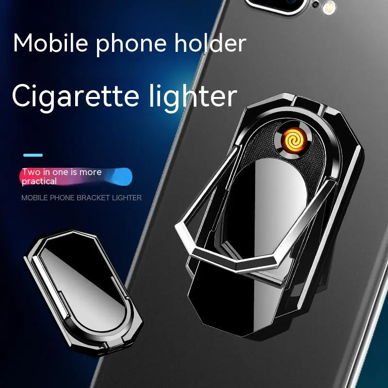 Ultra-thin Mobile Phone Holder Charging Lighter Multi-color Compact Portable Electric