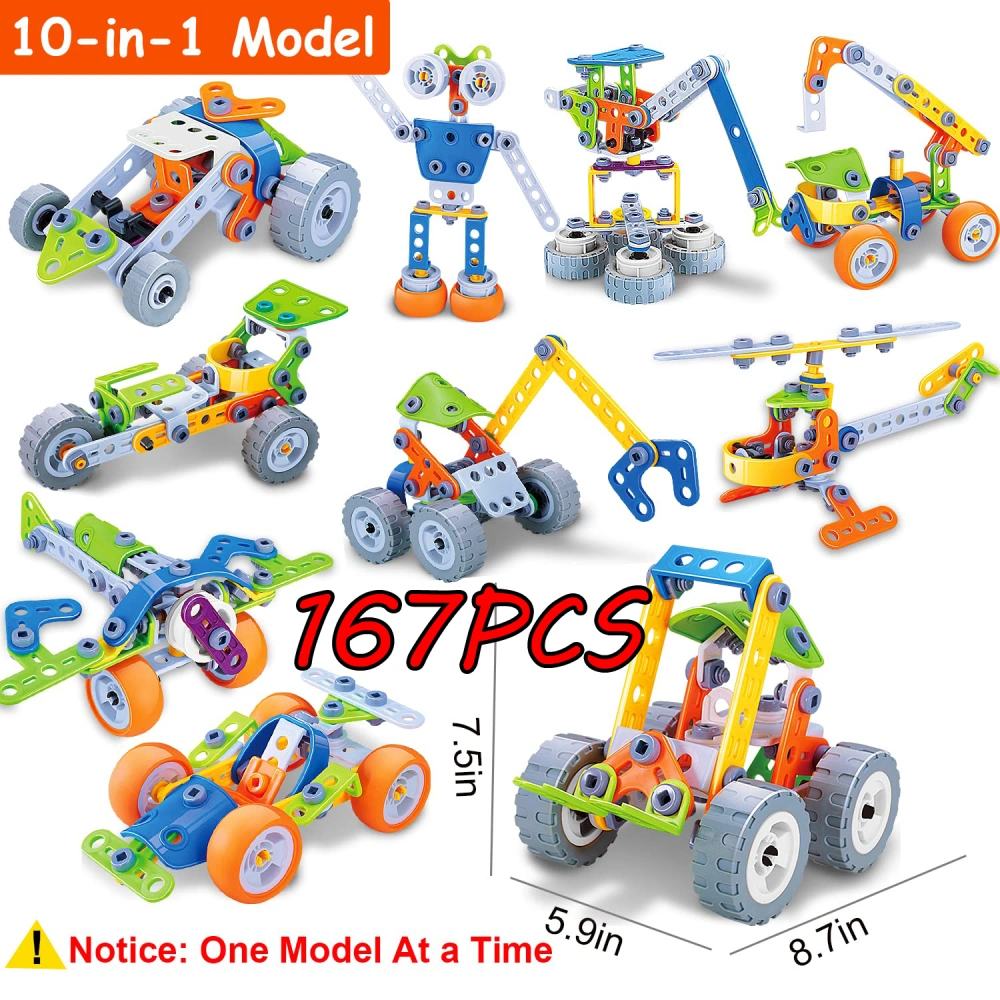 167 Pcs Building Blocks Learning Set for Kid