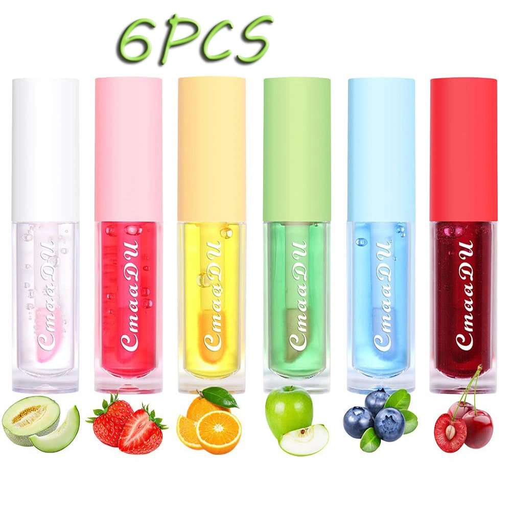 6 Pcs Fruity Color Changing Lip Stain Lip Balm