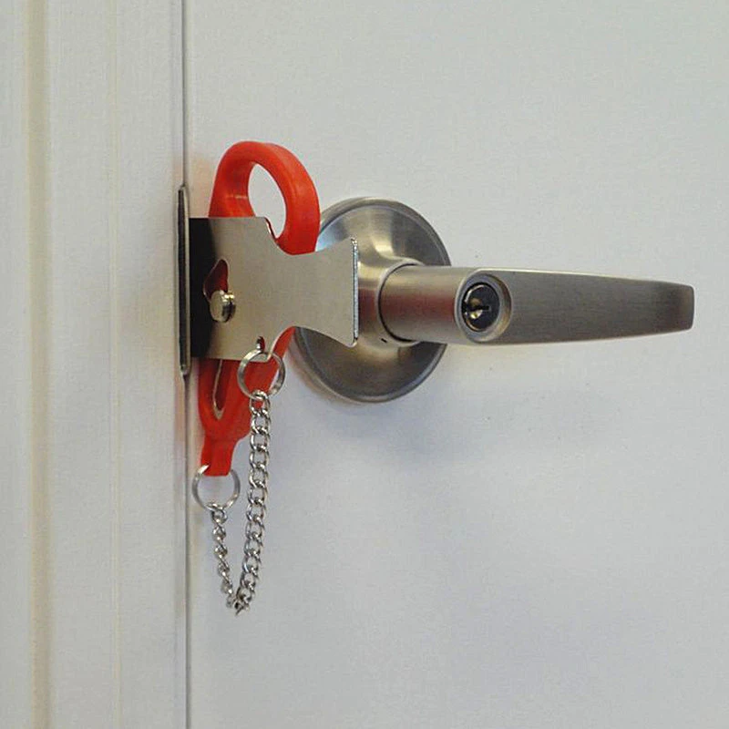 Portable Household Shackle Top Door Device