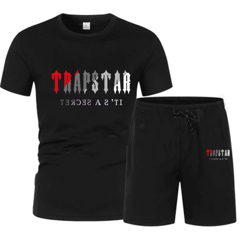 Men's Short-sleeved T-shirt Shorts Casual Sportswear Two-piece Suit T-shirt