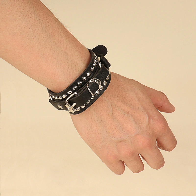 Rivet Leather  Rock Couple Bracelet