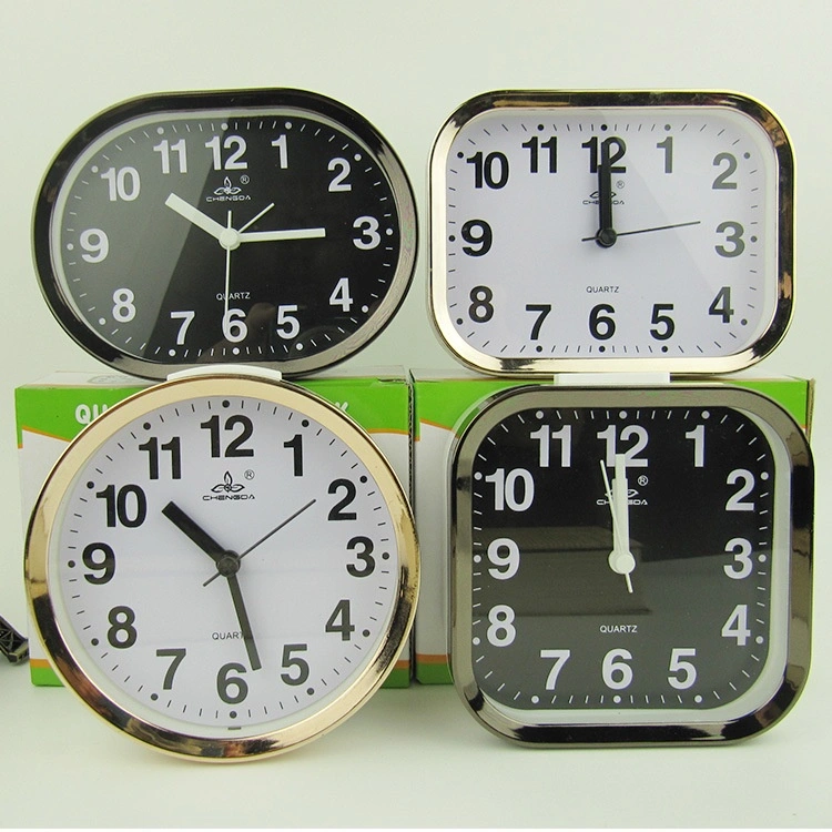 Simple Fashion Creative Alarm Clock Electroplating Border Alarm