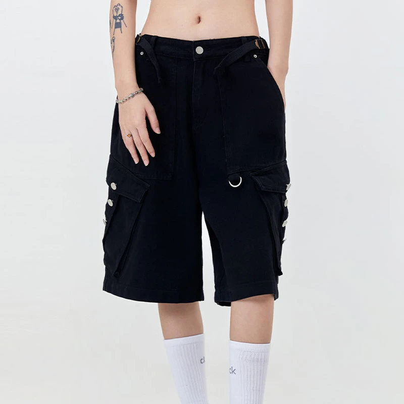 Street Men's Wear Oblique Loose Five-point Casual Shorts