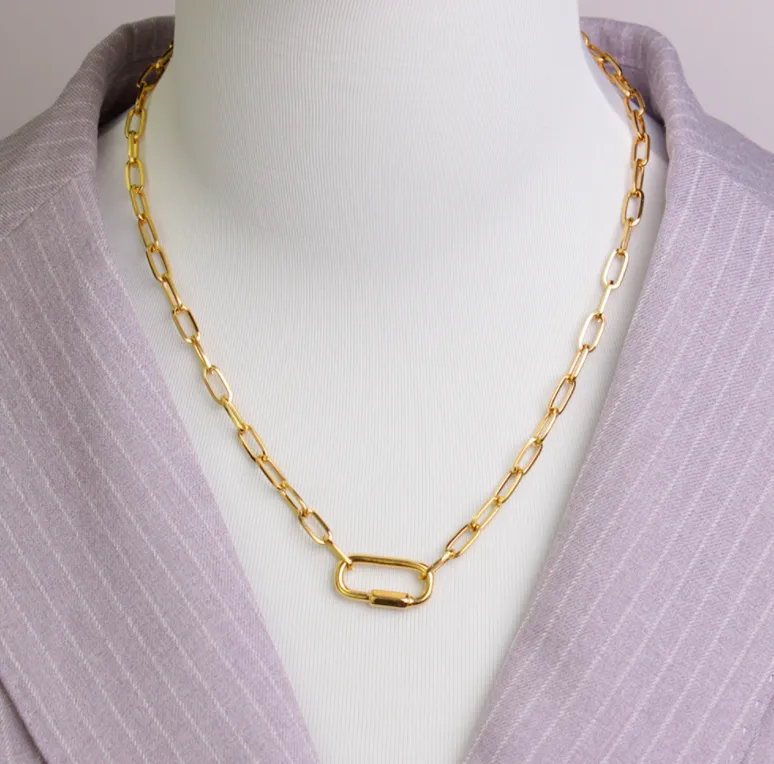 18K Gold Plated Double Layer Cuban Chain