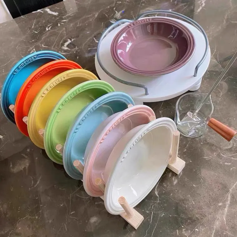 Rainbow Gradient Pre Meal Ceramic Plate