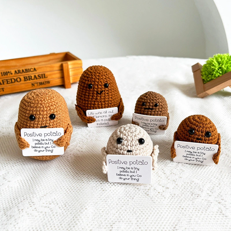 Cute Wool Potato Doll Decorative Birthday Gift Decoration