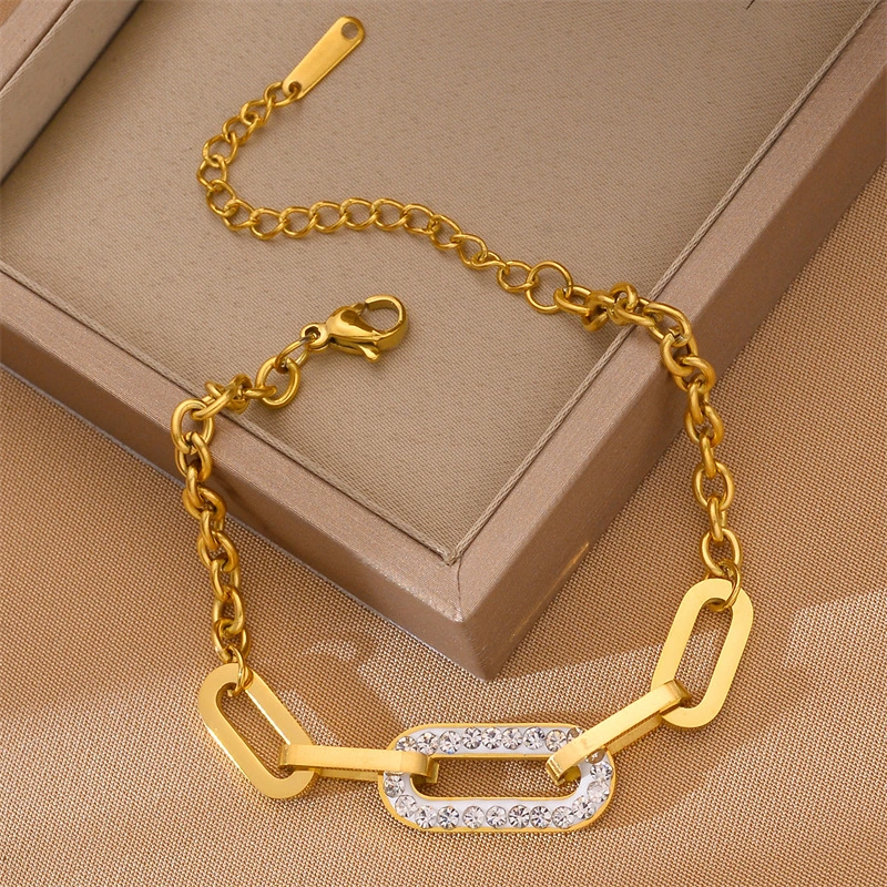 Titanium Steel Thick Chain Bracelet Ornament