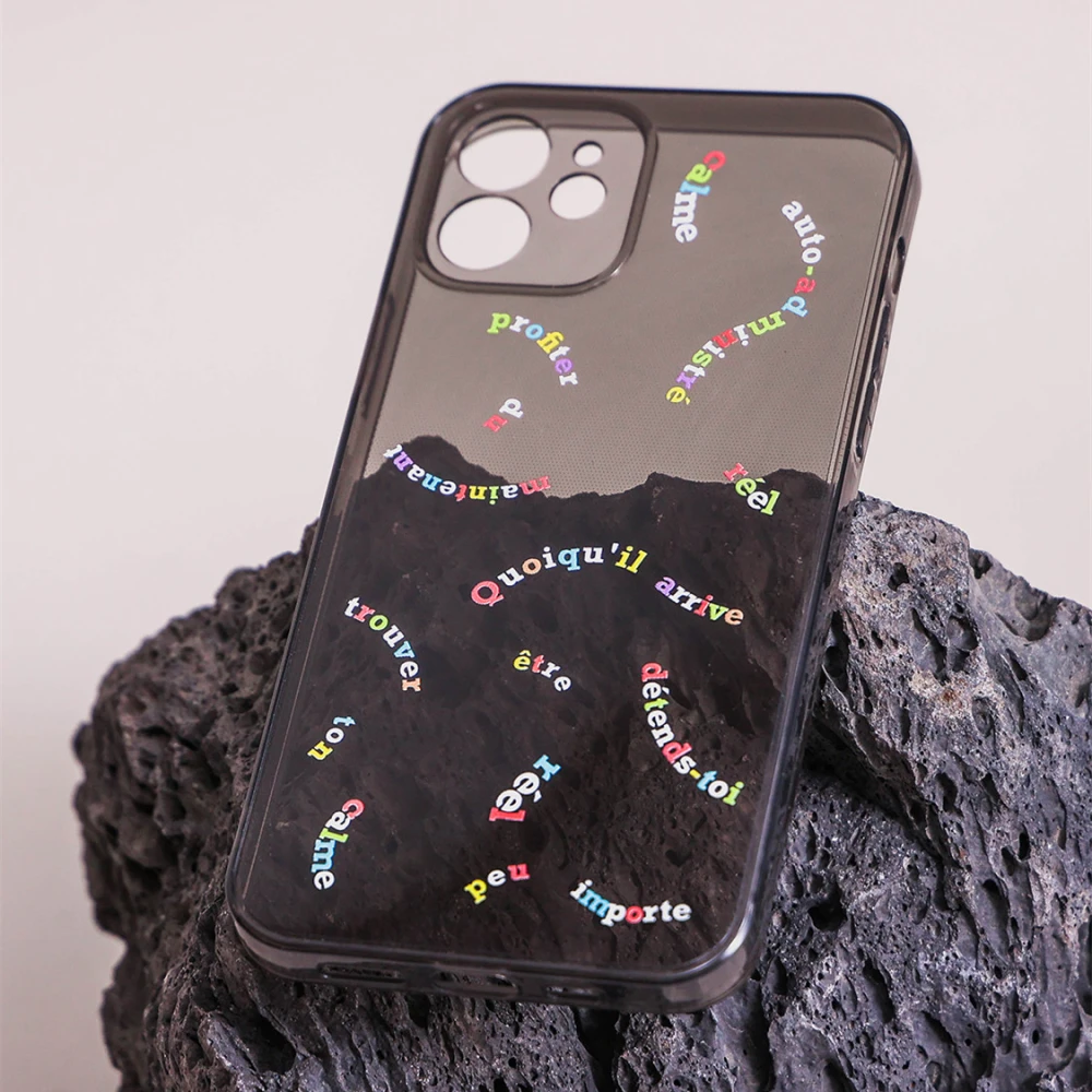 Transparent All-inclusive Printed Phone Case