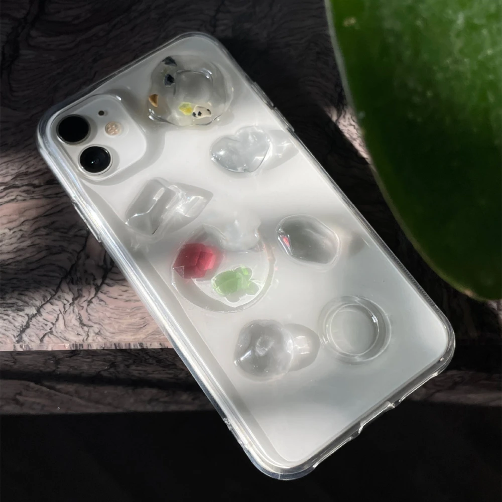 Fashion Minimalist Drip Rubber Phone Case Protector