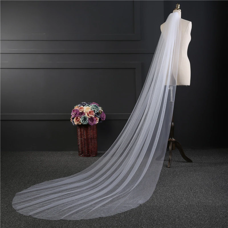 Round Trailing Outer Order Veil