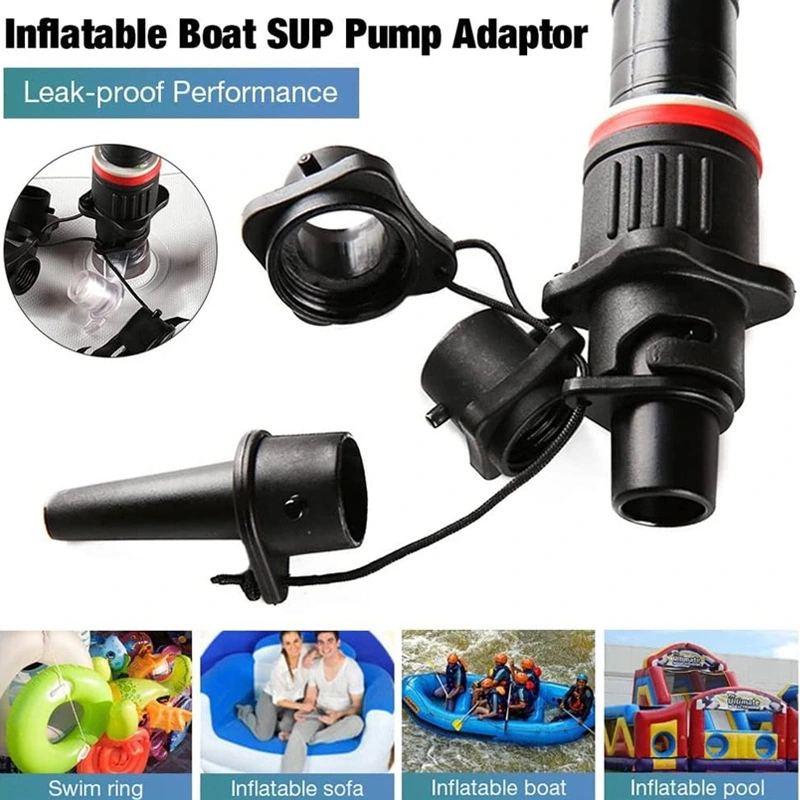 SUP Paddle Air Valve Adapter Skin Rowing Connector Assault Boat Inflatable Bed Multi-function Adapter