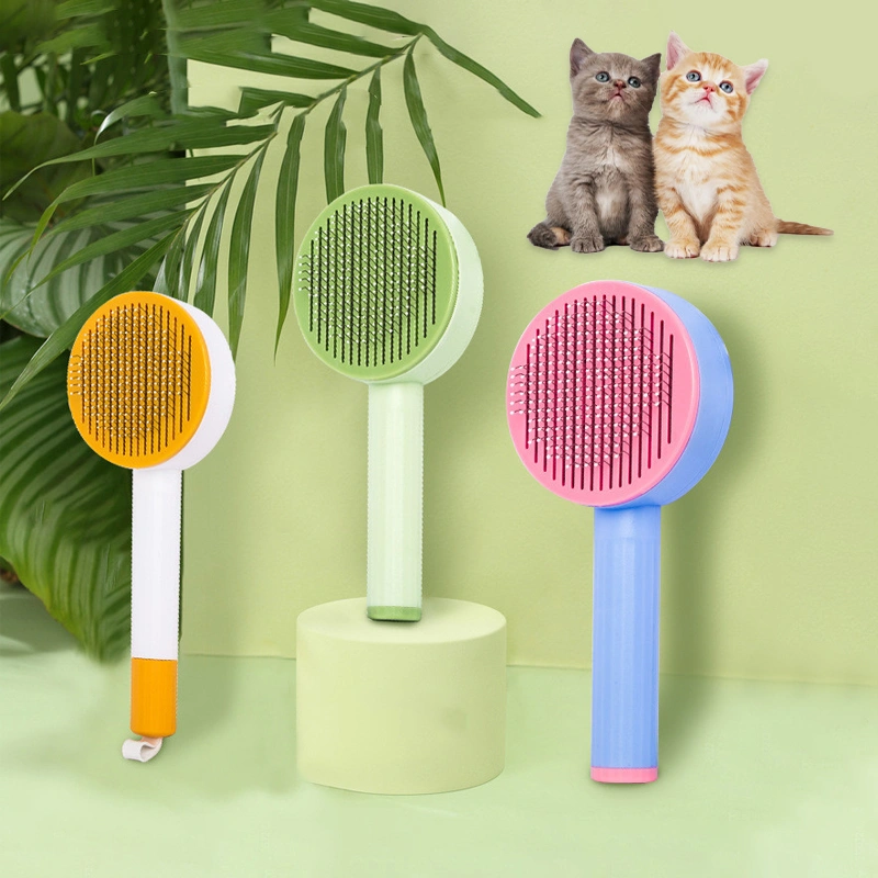 Pet Comb Curved Needle Massage Comb Cat Dog Hair Removal Brush Special Comb For Cleaning Long Hair