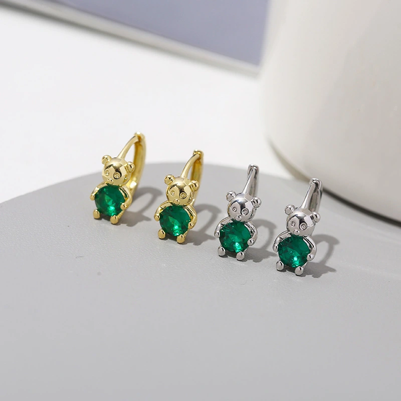 Women's Cute Fashion Stereo Bear Ear Studs