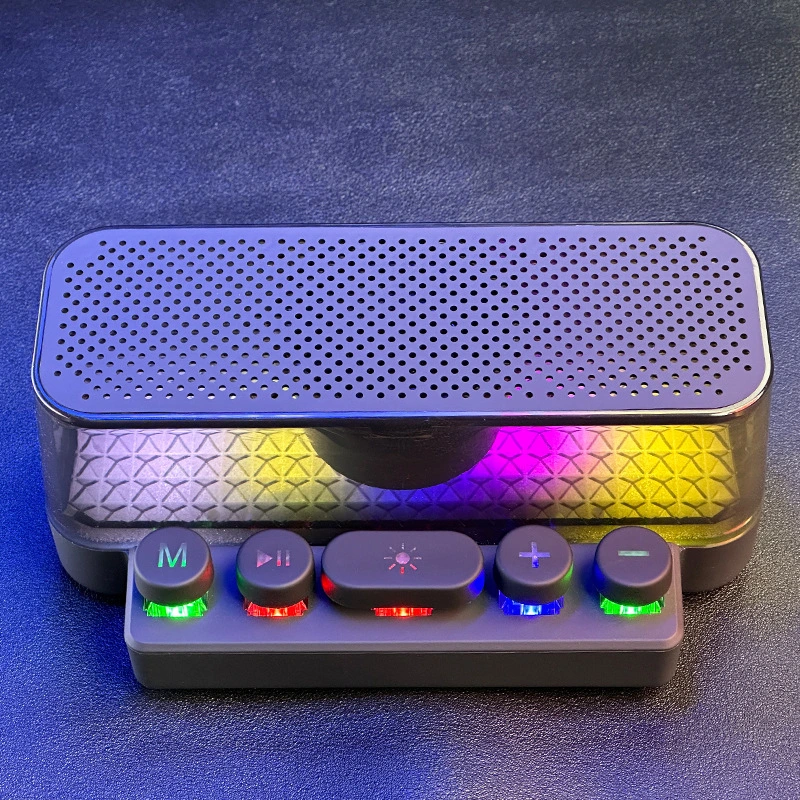 Colorful Bluetooth Speaker Keyboard Luminous