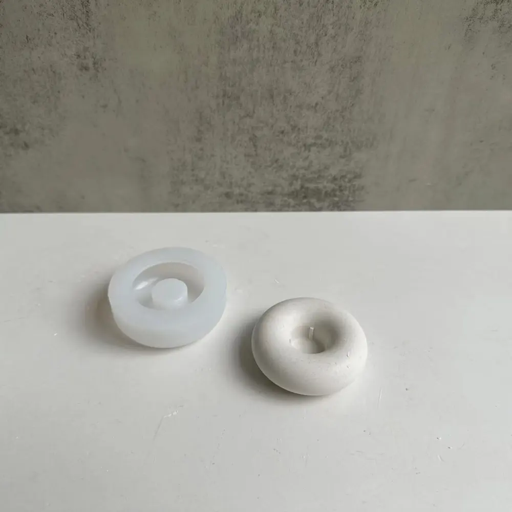 Donut Shape Candlestick Silicone Mold