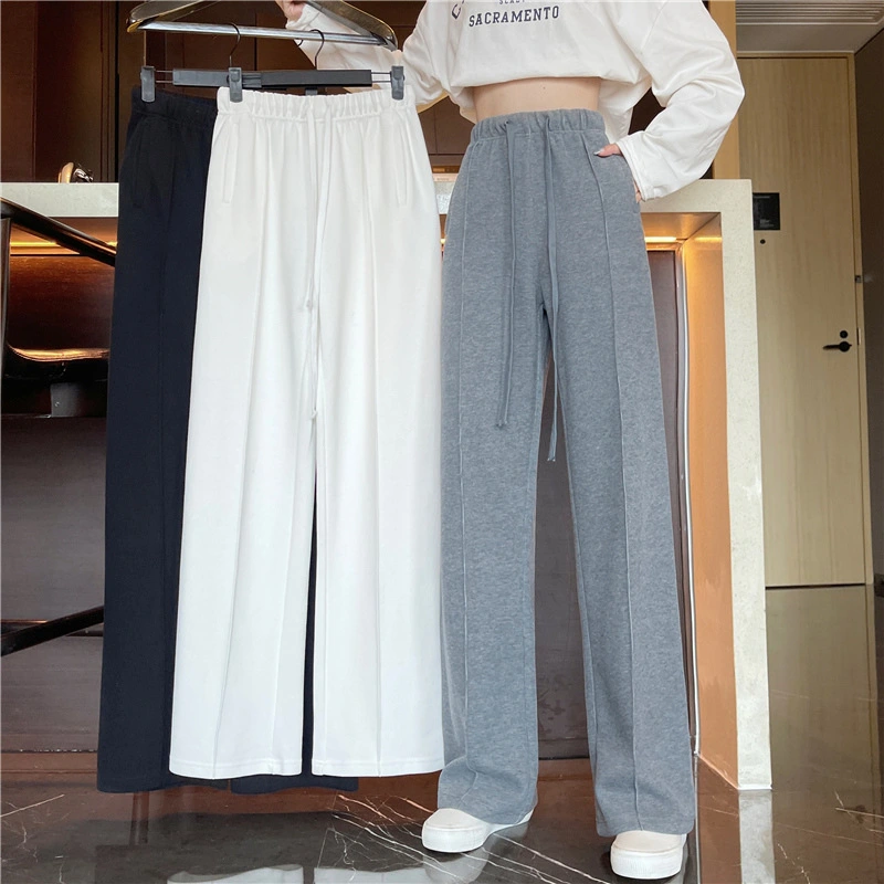 Women's Slimming Versatile Casual High Waist Wide Leg Pants