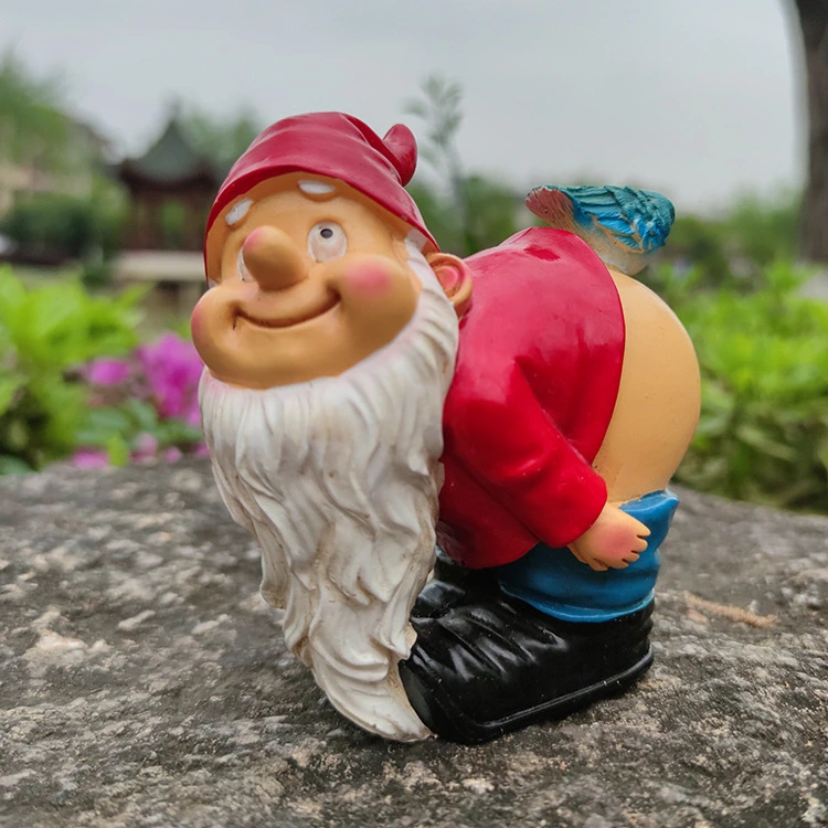 Garden Dwarf Resin Carving Ornament