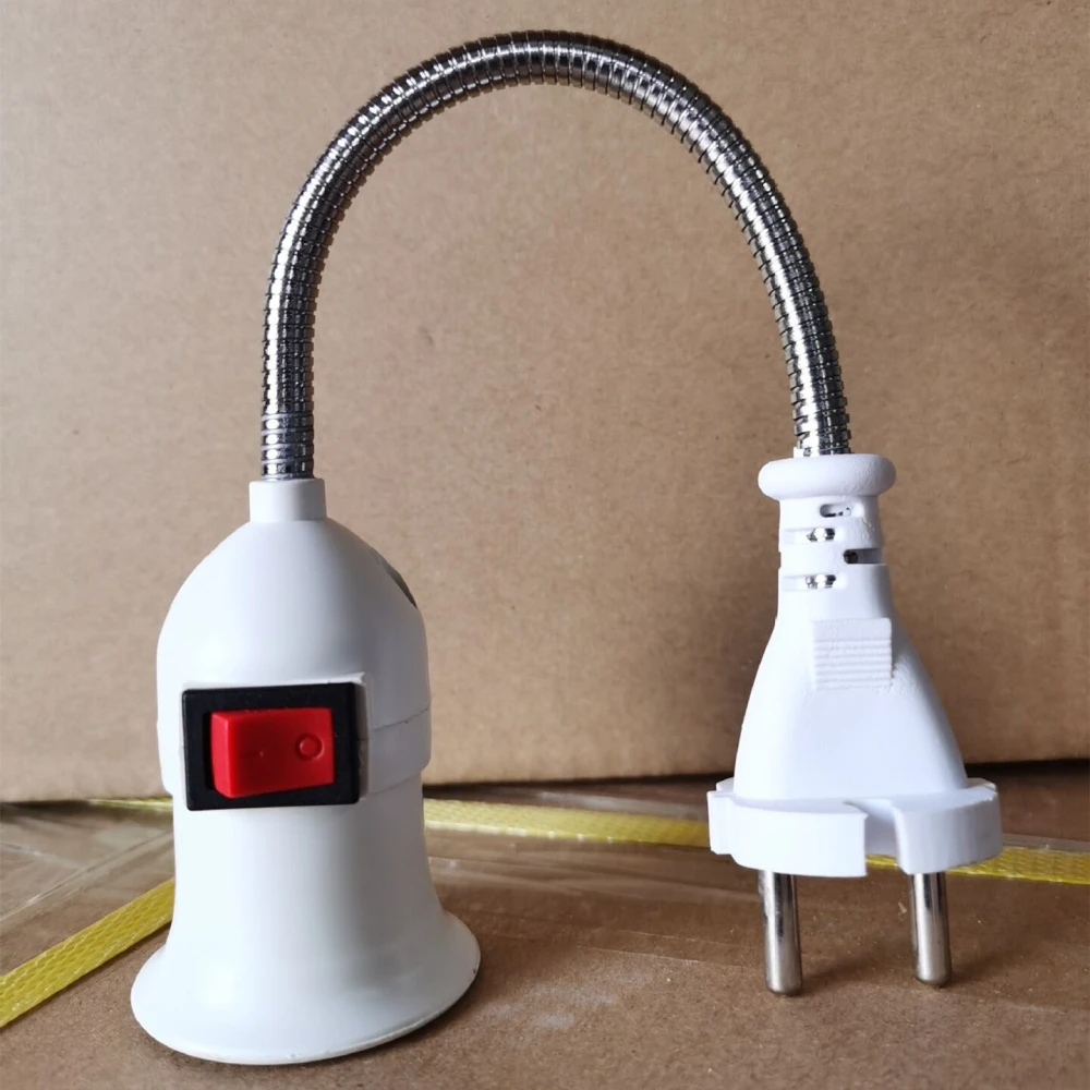 Household E27 Screw Universal Hose Lamp Holder Wiring Free Plug-in