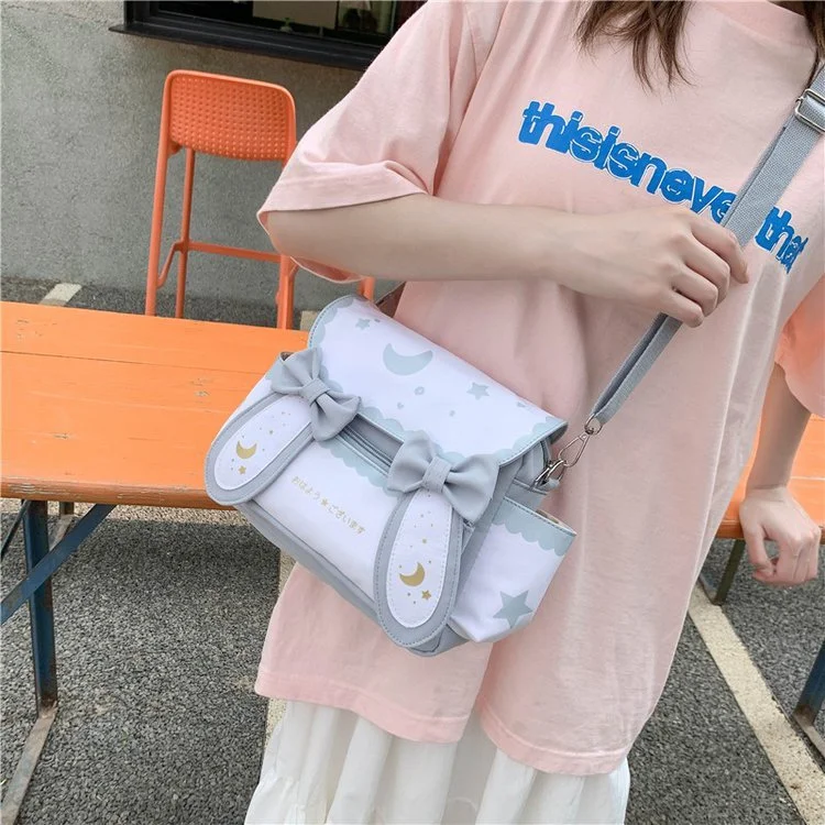 Girls Canvas Japanese Casual Mini Shoulder Messenger Bag