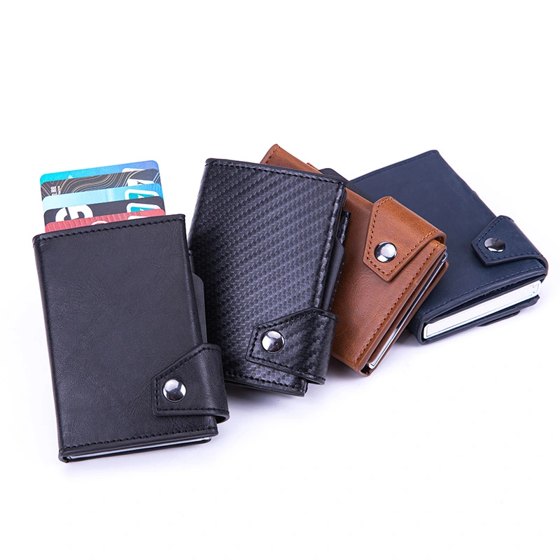 Card Holder Driving License Leather Anti-theft Swiping Anti-degaussing Automatic Pop-up