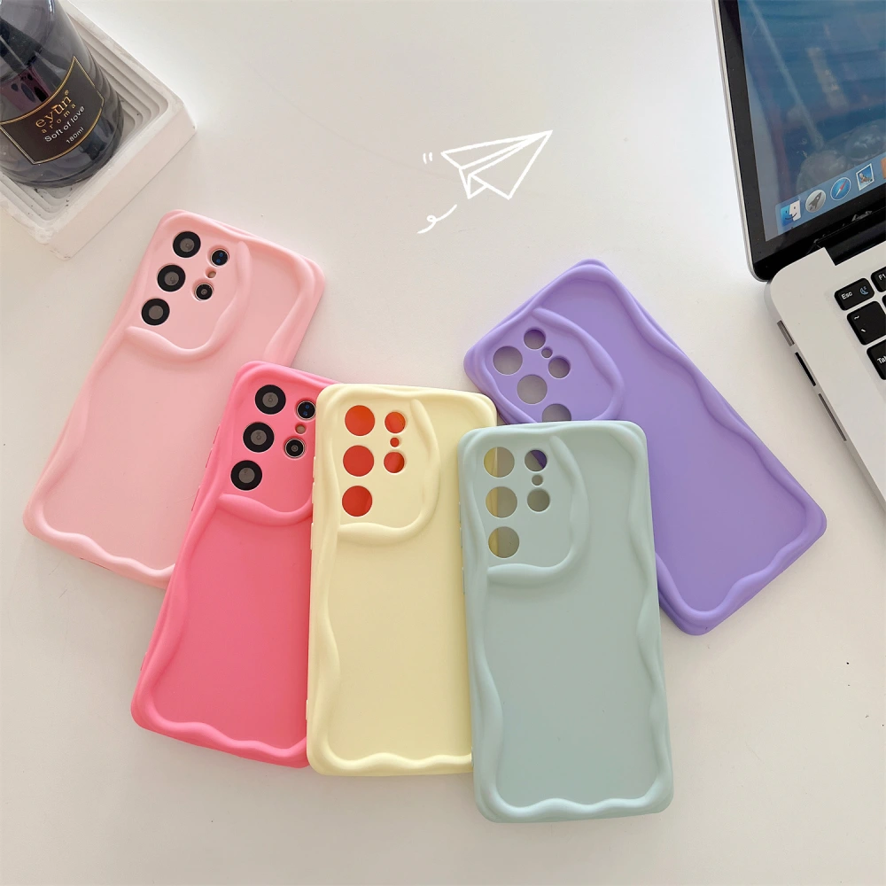 Cream Border Full Package Anti Drop Color Phone Case