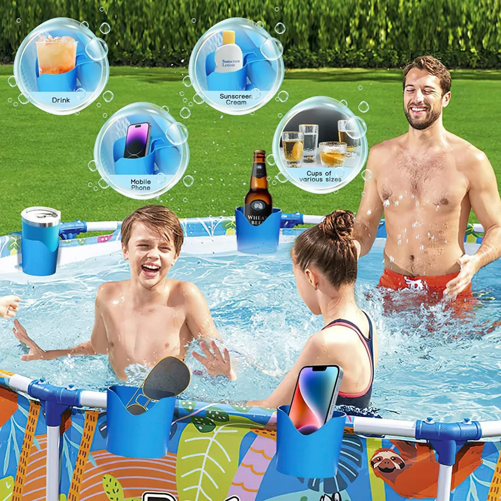 Pool Drink Beer Cup Saucer Hand Sanitizer Rack