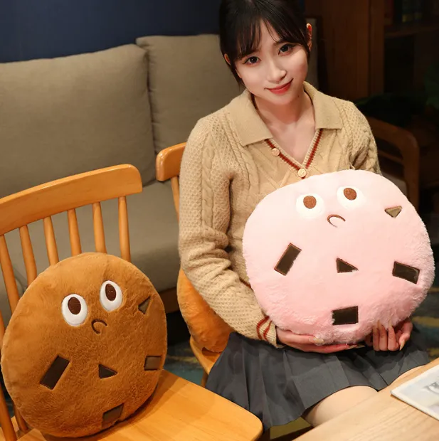 Cookie Biscuit Pillow Stuffed Toy