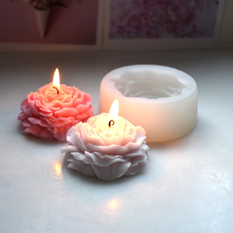 Household Fashion Three-dimensional Peony Silicone Mold