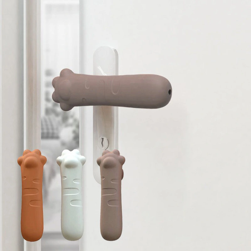 Household Thickened Silicone Door Handle Protective Sleeve