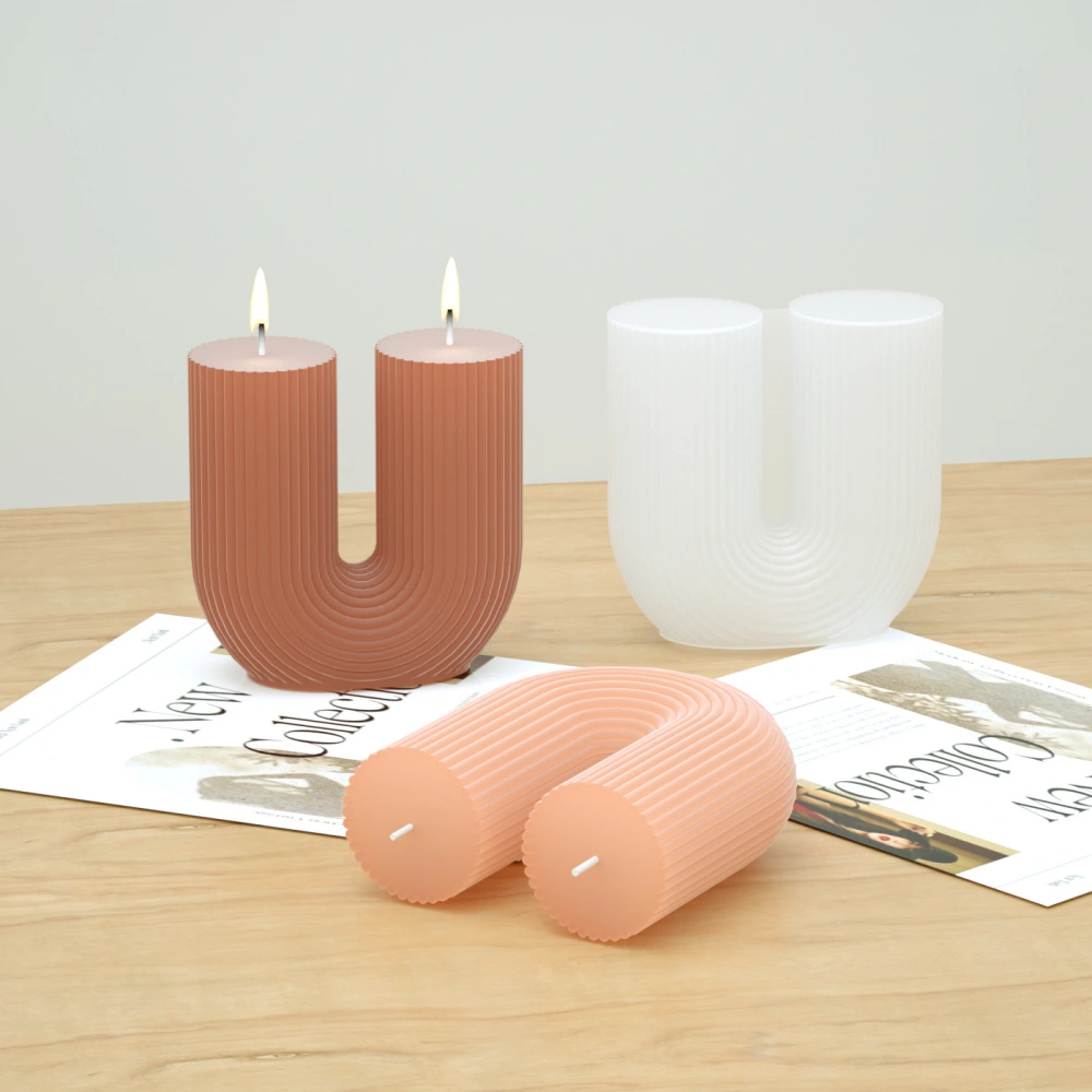 Household Fashion Candle Holder Silicone Mold