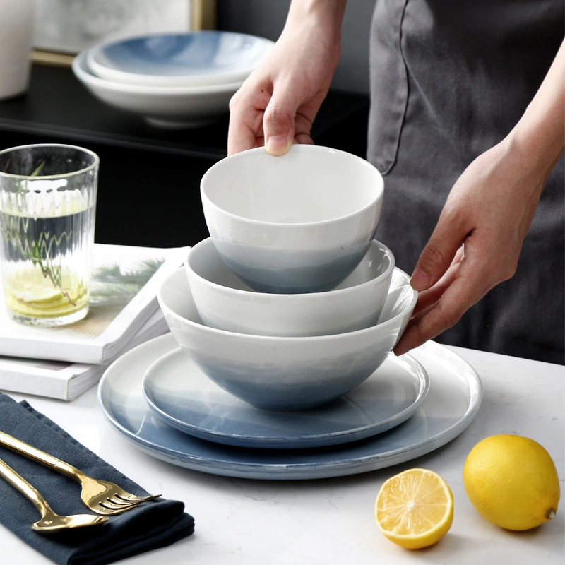 Home Creative Gradient Nordic Ceramic Tableware