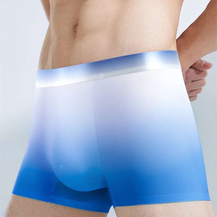 Ice Silk Seamless Boxers Ultra-thin Breathable Four Corners