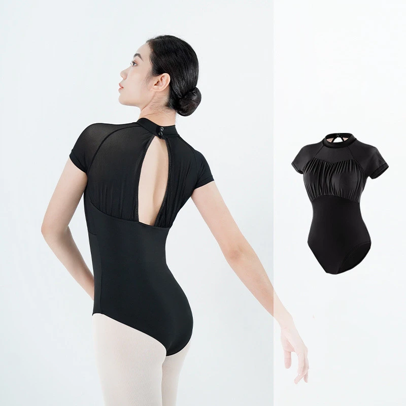 Adult Summer Short Sleeve Ballet One-piece