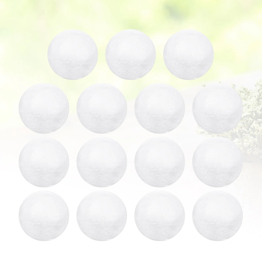 15pcs 10CM White Ball Children DIY Craft Material Funny Round Ball Christmas Ornament Layout Decorative Props Gifts