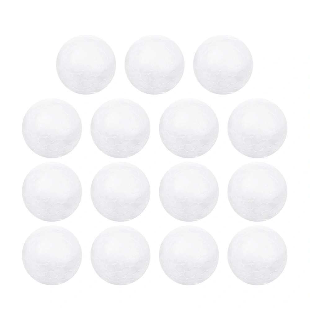 15pcs 10CM White Ball Children DIY Craft Material Funny Round Ball Christmas Ornament Layout Decorative Props Gifts